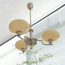 Axyaa French Style Glass Chandelier, Modern European Design for Home Living Spaces