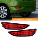 Axyaa LED Rear Bumper Reflector for Hyundai Accent 2012-2017 Car Accessories