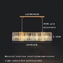Axyaa Modern Crystal Pendant Light for Dining & Living Room