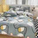 Axyaa Home Cotton Queen Bedding Set with Sheets Comforter Cover Pillowcase
