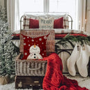 Axyaa Christmas Holiday Decoration Pillowcase Snowman Tree Design Suite Home Gift