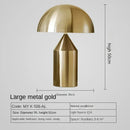 Axyaa Metal Mushroom Desk Lamp - Luxury Modern Nordic Bedroom Headboard Light