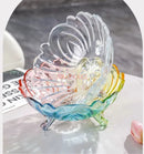 Axyaa Fruit Glass Living Room Snack Tray Set - Modern Coffee Table Candy Dried Fruit Tray