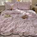 Axyaa Cloud Kapok Knit Cotton Summer Quilt Set
