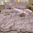 Axyaa Cloud Kapok Knit Cotton Summer Quilt Set