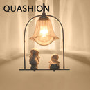 Axya Angel Children Bedroom Wall Sconce Crystal Lamp, Luxury LED Corridor Lighting