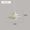 Axyaa Nordic Aluminum Pendant Light for Modern Living Room & Restaurant