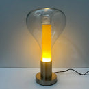 Axyaa Glass Pendant Chandelier - LED Lighting for Dining Bar & Bedroom