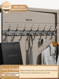Axyaa Space Aluminum Wall Hook Hanger for Bathroom and Closet