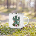 Axyaa Enamel Camping Mug Nature Hiking Travel Coffee Tea Cup