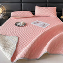 Axyaa Summer Cooling Mat Set with Latex Filling and Ice Silk Fabric