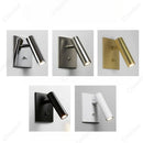 Axyaa Adjustable LED Reading Wall Lamp for Bedroom Bedside - Stylish Lighting Choice