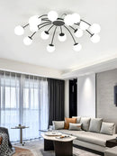 Axyaa Nordic Magic Bean Ceiling Light - Modern Luxury Chandelier for Living Room