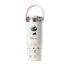 Axyaa Stainless Steel Vacuum Insulation Cup with Straw, Large & Portable