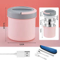 Axyaa Electric Lunch Box: USB Plug Heating Bento Box for Portable & Efficient Food Warming