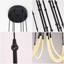 Axyaa Designer Duplex Nordic LED Chandelier for Living Room and Restaurant