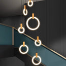 Axyaa Nordic Dining Room Pendant Light Chandelier for Indoor Living Room Lighting