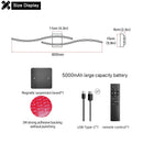 Axyaa Luxury Minimalist Wireless Wall Light, Rechargeable Sconce for Living Room & Bedroom