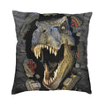 Axyaa Dinosaur Fossil Cushion Cover | Skeleton Throw Pillowcase for Sofa Car Home Decor