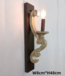 Axyaa 9-Light Wood Farmhouse Chandelier: Rustic Ceiling Hanging Lamp for Dining Room