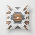 Axyaa Wood Background Mable Tribal Print Cushion Cover - Home Sofa Decor