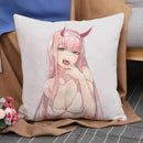Axyaa Darling In The FranXX 40x40 Decorative Pillowcase