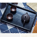 Axya Japanese Style Black Tray 30cm - Home Kitchen Tableware Plate & Storage