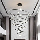 Axyaa Nordic Stair Chandelier Pendant Lights, Ceiling Light for Living Room Bedroom Dining Room