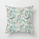 Modern Geometry Print Pillow Case for Home Decor by Axyaa - Mint Green Pillow Cover