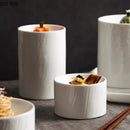 Axyaa Solid Color Ceramic Dinner Plates for Hotel & Restaurant Tableware