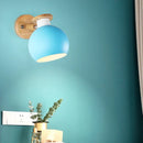 Axyaa Macaron Sconce: Colorful LED Adjustable Wall Light for Bedroom, Living Room, Foyer