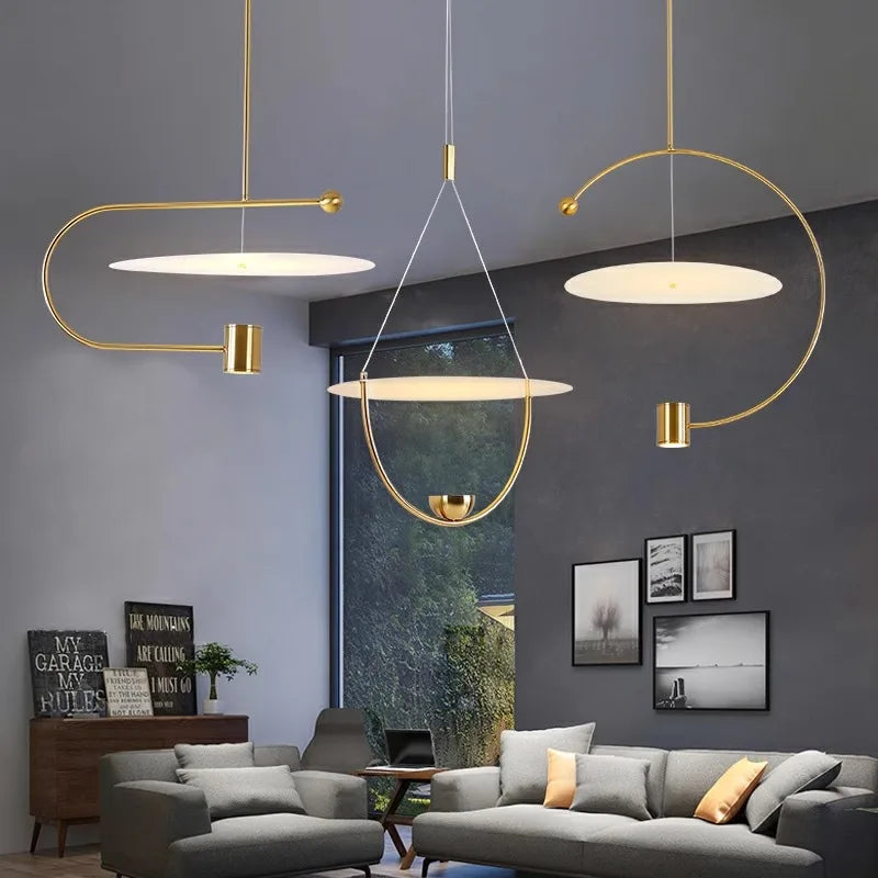Axyaa Modern Pendant Lights: Indoor LED Chandelier for Stylish Dining Room