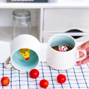 Axyaa Cute Animal Ceramic 3D Mug - Coffee Tea Breakfast Cup Gift