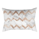 Axyaa Pink Geometric Stripes Pillow Cover for Home Decor and Living Room