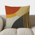 Geometric Artistic Cushion Cover for Sofa, Bedroom, Car by Axyaa