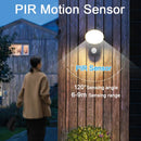 Axyaa 12W Outdoor Wall Lamp - Motion Sensor LED Aluminum Sconce, Waterproof IP65