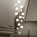 Axyaa LED Ring Pendant Light Chandeliers for Living Room Dining Room Indoor Lighting