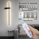 Axyaa LED Wall Lights with Remote Control, Dimmable, 350° Rotation for Living Room Sofa Background