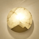 Marble Living Room Wall Lamp Copper Light by Axyaa