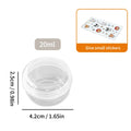 Axyaa Transparent Sealed Pill Box | Travel Pill Organizer Box | Dustproof Tablet Bottles