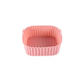 Axyaa Square Silicone Air Fryer Basket - High Temp Resistant, Reusable & Easy to Clean