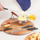 Axyaa Stainless Steel BBQ Forks with Heat Resistant Handle