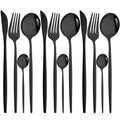 Axyaa 12-Piece Gold Flatware Set Stainless Steel Cutlery Dinnerware