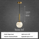 Axyaa Marble Chandelier Pendant Light Wall Sconce Hanging Lamp