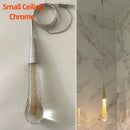 Axyaa Crystal Chandelier: Nordic Luxe Pendant Lamp for Bedroom, Dining Room & Bar