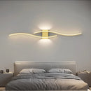 Axyaa LED Wall Lights Bedroom Sconces Black Gold White Indoor Lighting Balcony Aisle