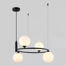 Axyaa Glass Ball Pendant Ring Light for Home Decor