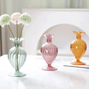Axyaa Glass Vase Art Decor for Home Living Room Flower Arrangement
