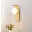 Axyaa Wooden Wall Lamp with Acrylic Shade for Living Room, Bedroom, or Hallway