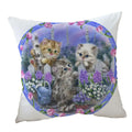 Axyaa Wildlife Animals Cushion Covers 45X45CM Wolf Fox Tiger Christmas Cats Girls